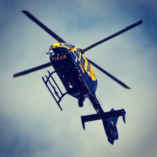 The search party for a lost 93 year old woman in Henley. Seriously. #OTT #photooftheday #picoftheday #ig #henley #helicopter #police (Taken with Instagram)