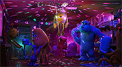 the-absolute-best-gifs:  capitolprostitute: Monsters University (2013) - x Follow this blog, you will love it on your dashboard 