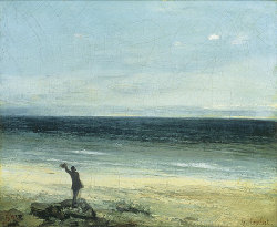 snowce:  Gustave Courbet, The Beach at Palavas,