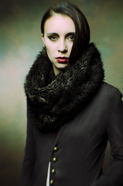 Shoot in studio with friend and model Charlotte Keates. Based on Military fashion and Autumn / Fall.