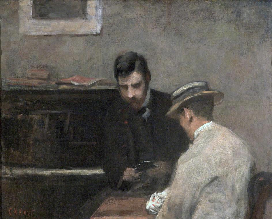   Charles Neil Knight - A Conversation Piece (1941)  