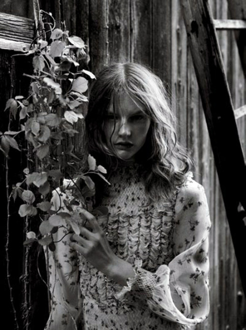 foudre: sara blomqvist by patrick demarchelier for interview, june/july 2012 