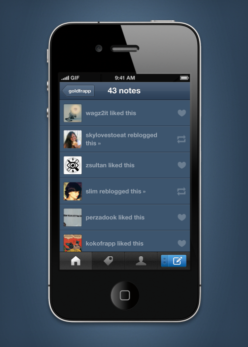 staff:  Tumblr for iPhone 3.0: Now available porn pictures