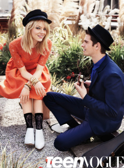 Teenvogue:  Emma Stone And Andrew Garfield Go Back To School In The Amazing Spider-Man.