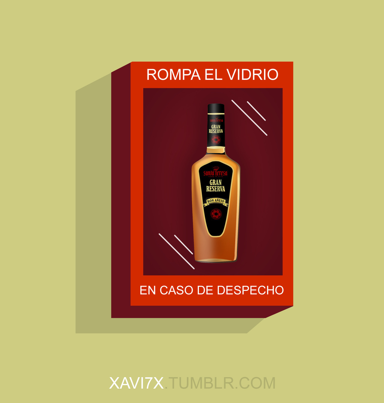xavi7x:  Rompa el vidrio en caso de despecho. 