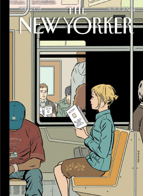 Missed Connection. The New Yorker, November 8, 2004. Adrian Tomine (born 1974).Tomine, a popular con