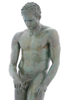 loverofbeauty:  The Croatian Apoxyomenos (Scraper), bronze, 3rd century BC;