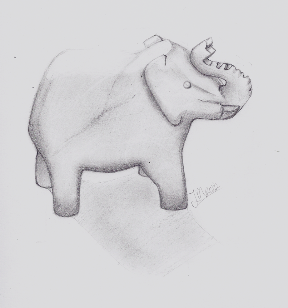 Every time I do a pencil drawing that I bother to shade and blend I remember my high