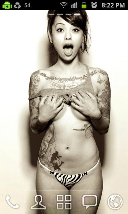 And my dad still thinks I’m lesbian because of my wallpaper.
