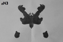 vileplumage:  dorksidefiker:  notthehellyourwhales:  charlesfosterofdensen:  inkblotoftheday:  Inkblot #143 Instructions: Tell me what you see. -Enjoy  Rasputin with floating feet.  A viking wearing bear’s skin for a cloak.  Alan Moore calling forth
