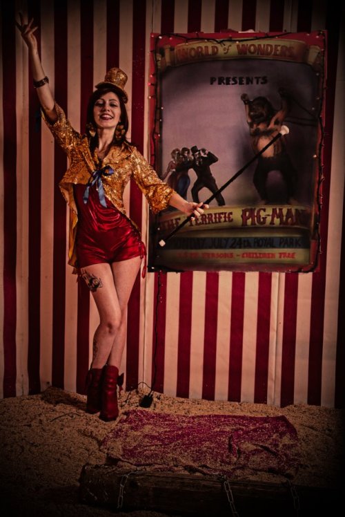 silkycloud: Progetto circus:Pig man Model: CandyHell  make-up: Giulia Sirtori FX, Guya Maggi , Maxim