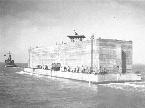 watershedplus: Mulberry Harbour was a type of temporary unfoldable harbours developed in World War I