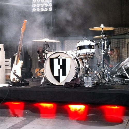 Front and center. #thehives #willshivesadventure (Taken with Instagram at Metropolis Studios)