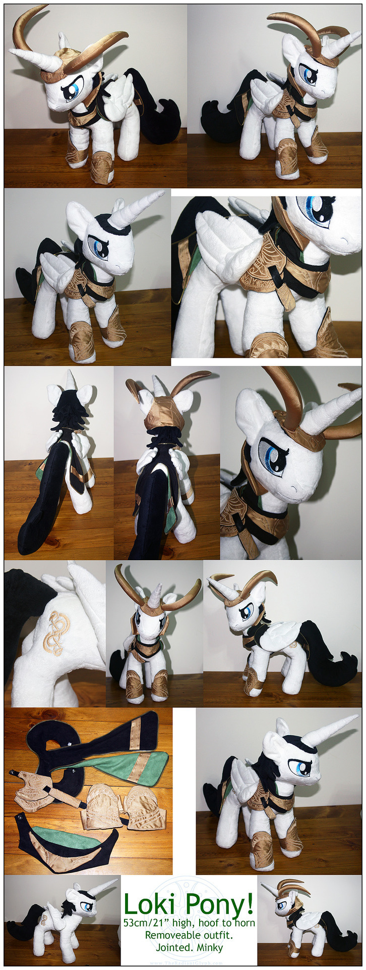 Plush - MLP Loki by ~Sinn-ryu Daaaamn