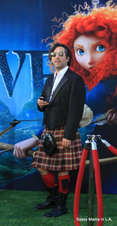 Me. On the green carpet. In a kilt.