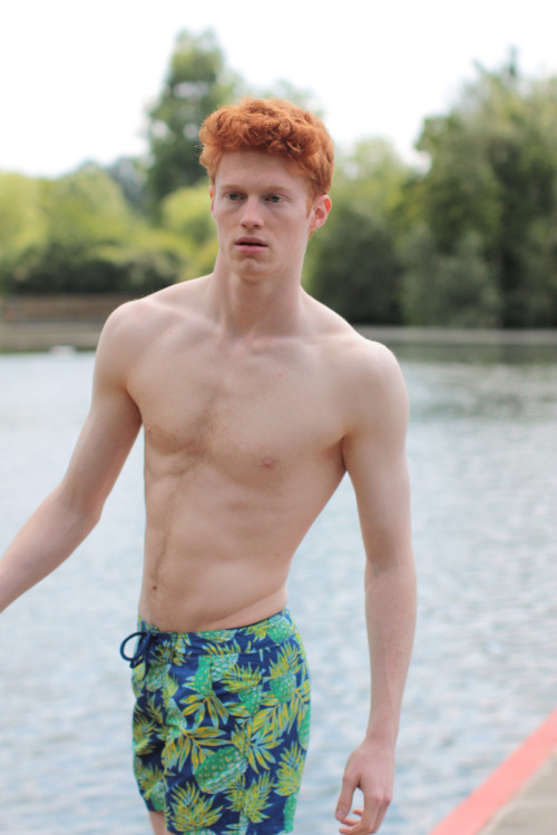 XXX Ginger swimmer. photo