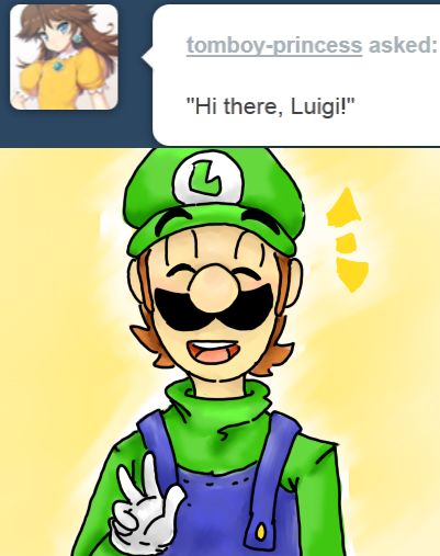 luigi-time:  “Oh! Hiya Daisy! Whats up?” porn pictures