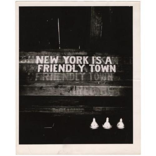 New York is a Friendly Town - Weegee