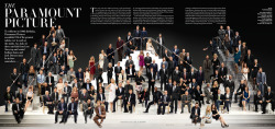  100 years.   Paramount Pictures is celebrating its 100th anniversary in a very special way. The third-oldest existing film studio in the world gathered 116 of the greatest talents ever to work with Paramount in a single photo for Vanity Fair. You can