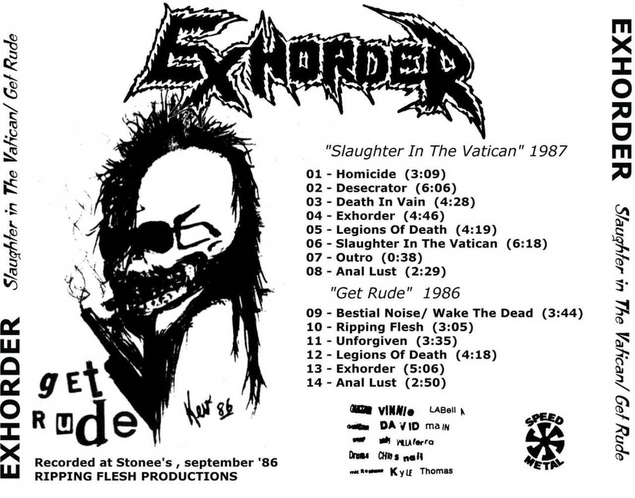 tay-disco-rayado:  Exhorder - Slaughter In The Vatican Get Rude 