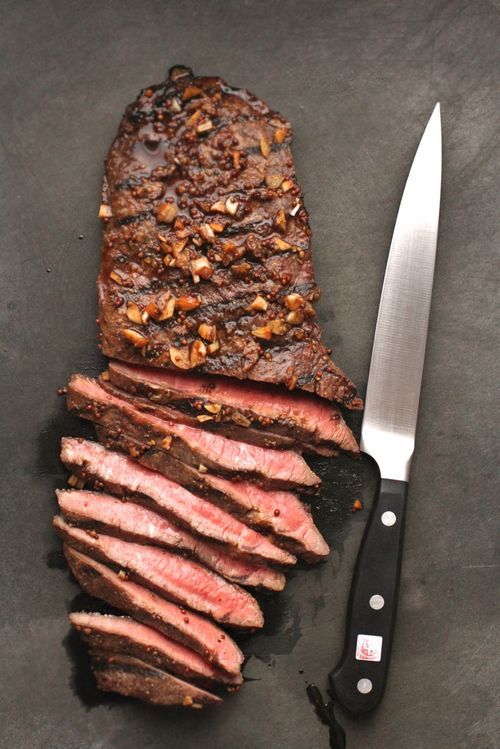 justbesplendid:Post-Grill Marinated Grilled Skirt Steak by The Bitten Word