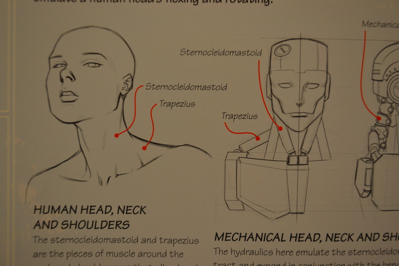 hollowdragon:  Here are a couple of pictures I took of a “How to draw” mech book