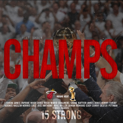 -heat:  2012 NBA Champions. 15 Strong.