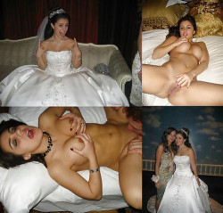 distractionjackson:  Here cums the bride!