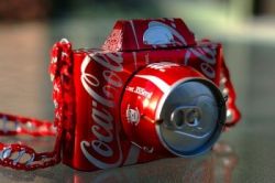 raisondexist:  Coca cola camera :)follow this blog, you’ll live, laugh and love it ;)    