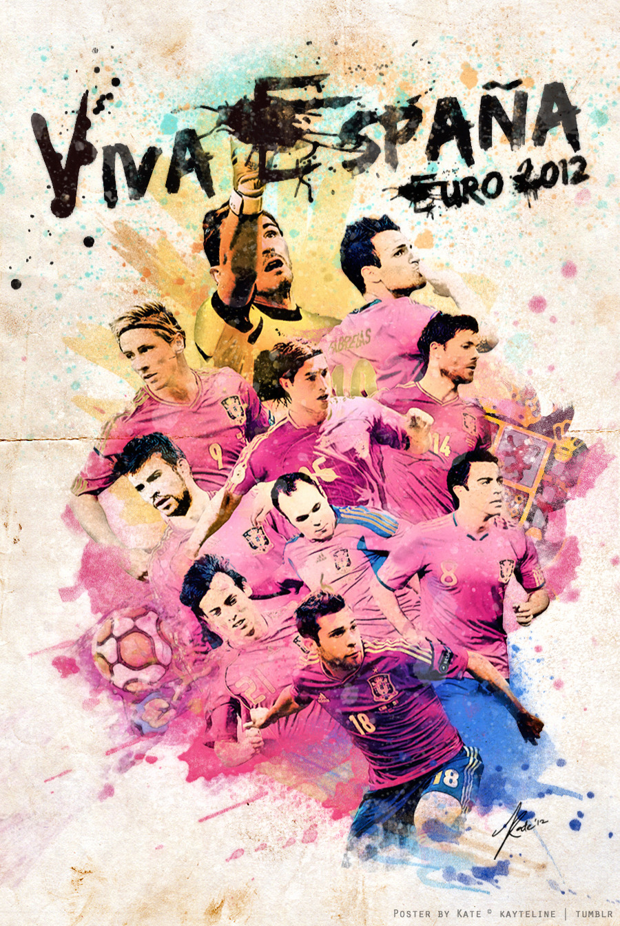 kayteline:  I’ve finally completed the poster for my favorite football team - La