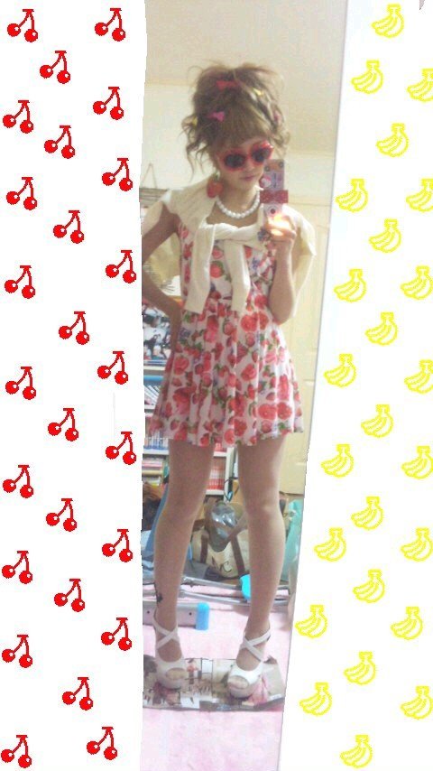 gyaru-coordinates:  Items are a mix of older dazzlin, onespo, and liz lisa mostly