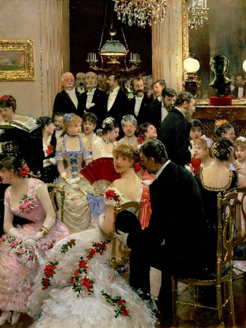 Jean Béraud: The Soirée, 1880.