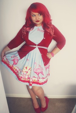 misshayleybee:  Dress- ASOS Cardigan- M&amp;S Shoes- LYDC Belt- ASOS Curve Trashy Trashy ♥ 