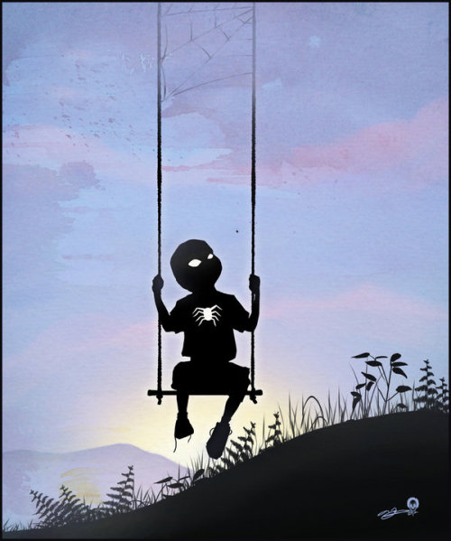 brain-food:     ‘When I Grow Up’ illustration seriesby Andy Fairhurst  Oh, man, I love illustrations series like this by artist Andy Fairhurst! He’s got this awesome idea of making kids represent what super-heroes or villains they want to be when