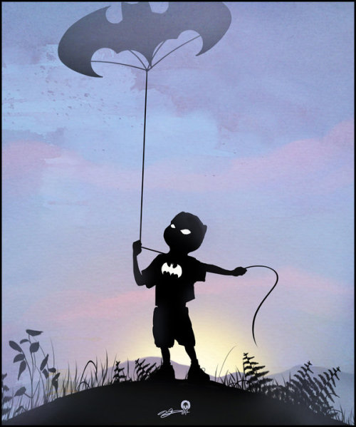 brain-food:     ‘When I Grow Up’ illustration seriesby Andy Fairhurst  Oh, man, I love illustrations series like this by artist Andy Fairhurst! He’s got this awesome idea of making kids represent what super-heroes or villains they want to be when