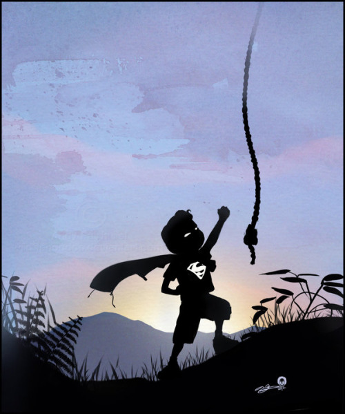 brain-food:     ‘When I Grow Up’ illustration seriesby Andy Fairhurst  Oh, man, I love illustrations series like this by artist Andy Fairhurst! He’s got this awesome idea of making kids represent what super-heroes or villains they want to be when