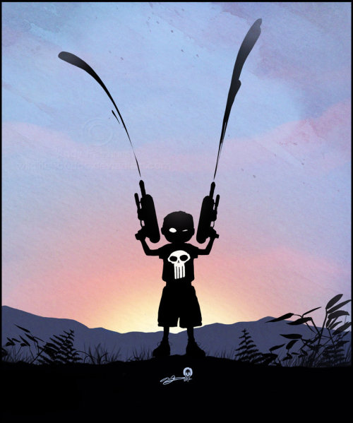 brain-food:     ‘When I Grow Up’ illustration seriesby Andy Fairhurst  Oh, man, I love illustrations series like this by artist Andy Fairhurst! He’s got this awesome idea of making kids represent what super-heroes or villains they want to be when