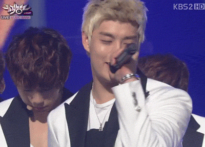 hee-rin:  Source: 120622 U-Kiss @ Music Bank ; Goodbye Stage - Believe 