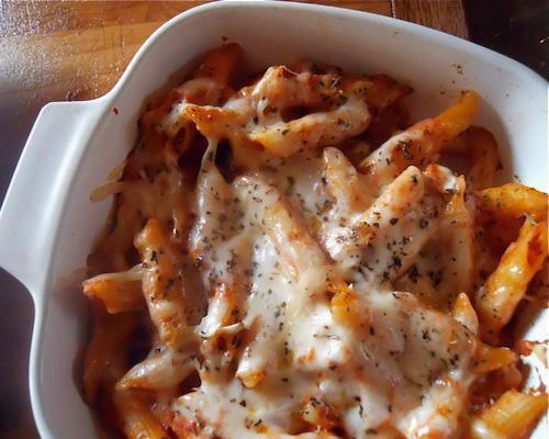 Recipe: Three Cheese Baked Ziti
A perfect dish for now and later. The secret is in the sauce, a rich dark marinara given time to work its magic.