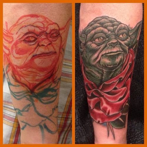fuckyeahtattoos:  Done in Toronto at NIX convention by Adam Hays outta NYC