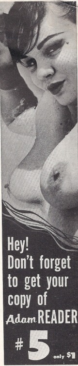 Vintage Ad, Adam Volume 5 No 1 (1960)  porn pictures