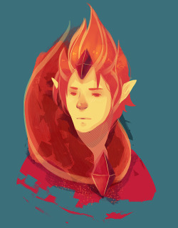 blazn:  My first adventure time fanart! :] Featuring the flame prince~ View on deviantart 