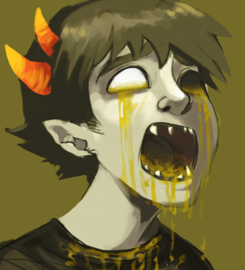 broadway-aradia: yoshiie: “fuck” hee hee Still testing out this brush. Sollux. THIS UPSE
