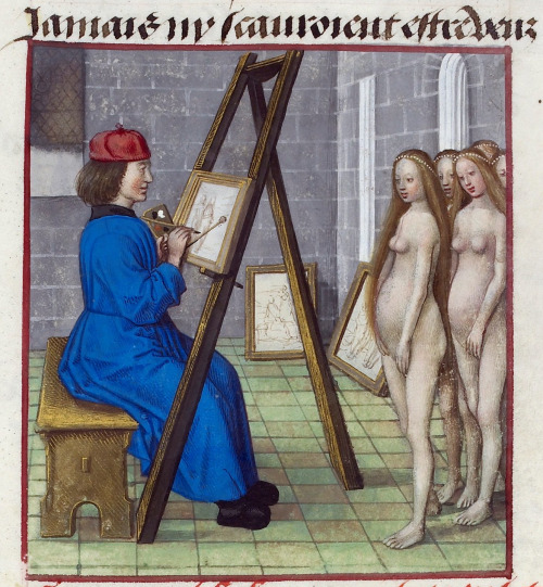 ZEUXISRoman de la Rose, Netherlands ca. 1490-1500.BL, Harley 4425, fol. 142r