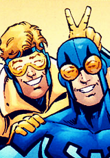 fycomicbookfriendships:  ღ Ted Kord & Michael Jon CarterHe was the best friend a man could ask for and best man any of us could hope to be. One who did whatever he could on behalf of others. Rest well, Ted. You’ll never be forgotten.   