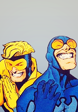fycomicbookfriendships:  ღ Ted Kord & Michael Jon CarterHe was the best friend a man could ask for and best man any of us could hope to be. One who did whatever he could on behalf of others. Rest well, Ted. You’ll never be forgotten.   