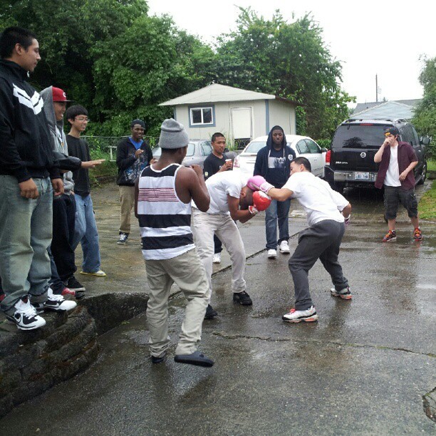 Boxing. Upper cuts (Taken with Instagram)