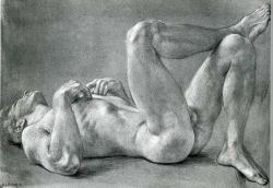 scarpucci:  male nude. Paul Cadmus.     