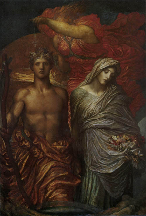 antonio-m:  George Frederic Watts (1817-1904) - Time, Death and Judgement 