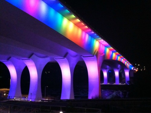 last-haven:loveincolororg:Fabulous bridge is fabulous.I’m sorry the mythology geek in me laugh